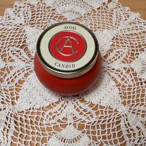 Vintage Avon “Candid” Perfumed Skin Softener Jar